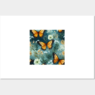 Butterflies Watercolor 10 - Monarch Posters and Art